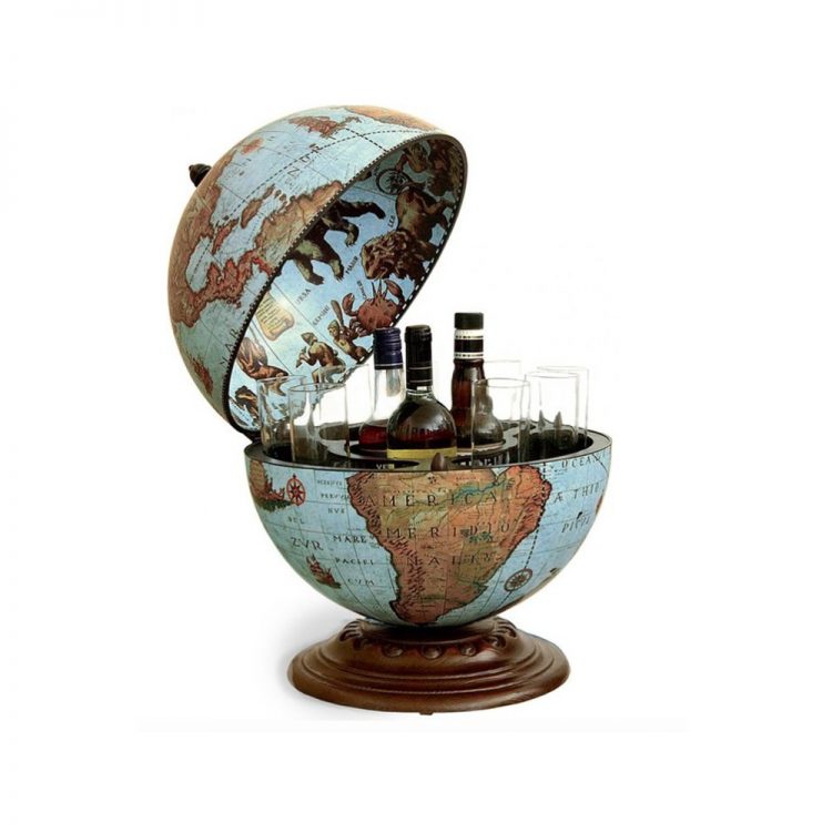 Globe Tafel Aqua